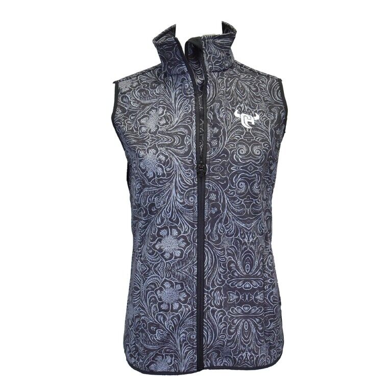 Cowboy Hardware Women's Floral Polyshell Vest