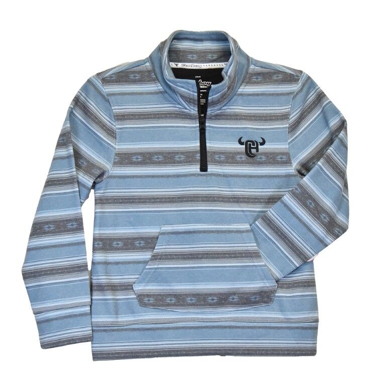 Cowboy Hardware Toddler Boy's Striped Serape Cadet Pullover