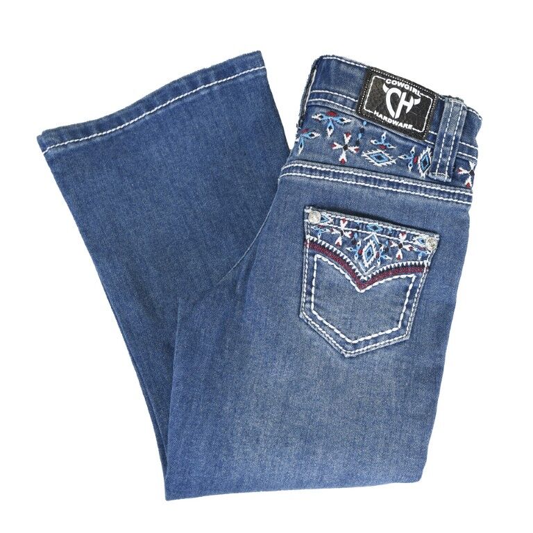 Cowboy Hardware Toddler Girl's Aztec Pocket Jean