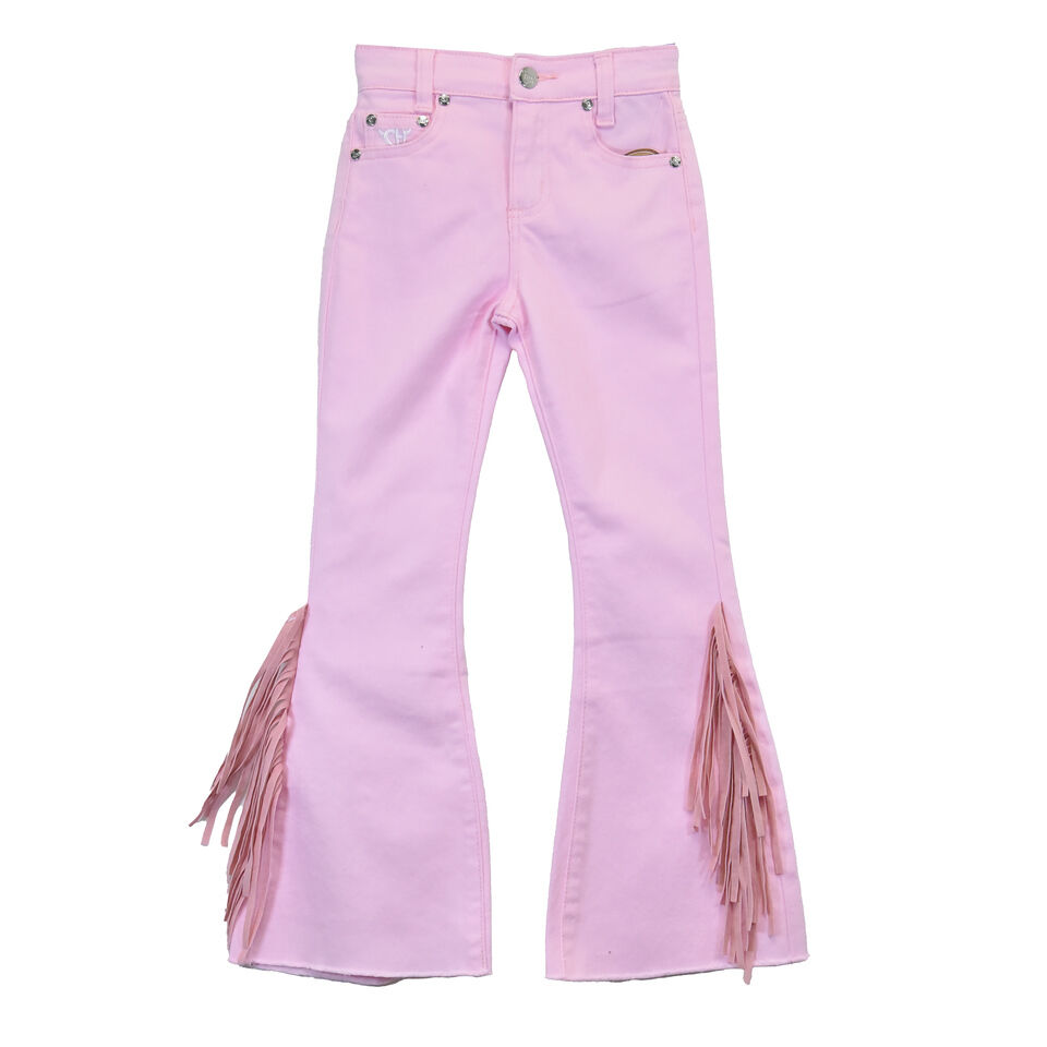 Cowboy Hardware Toddler Girl's Side Fringe Jean