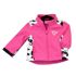 Cowboy Hardware Girl's Cow Print Accent Poly Shell Jacket in Pink
