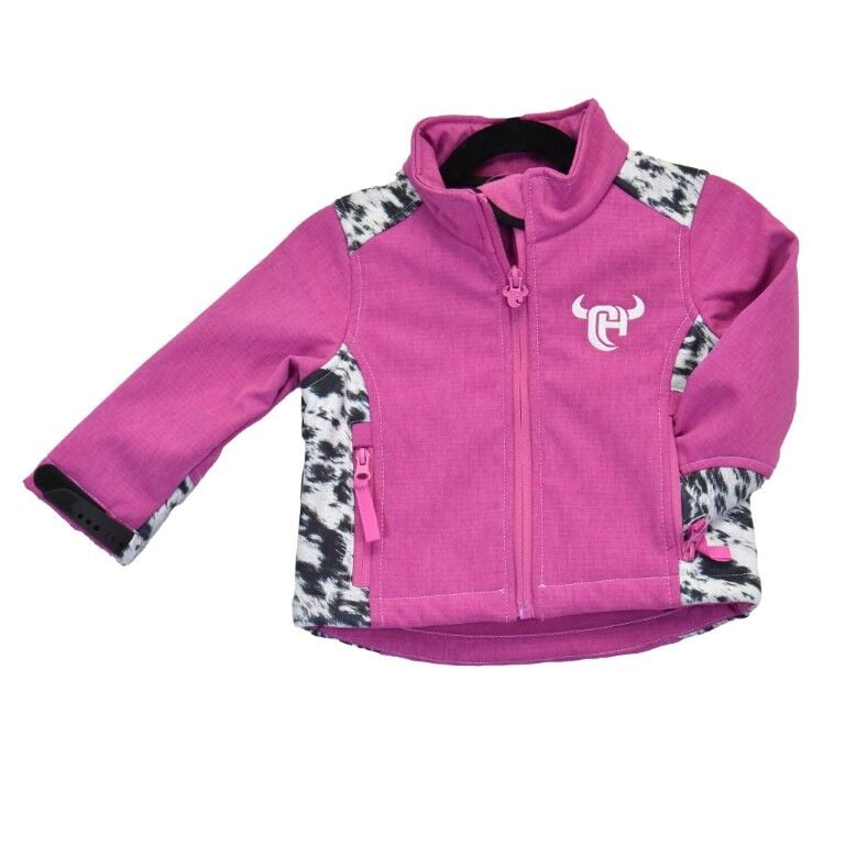 Cowboy Hardware Toddler Girl's Cowhide Jacket