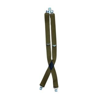 Hickory Creek Men's Stretch Super Terry Web Suspenders With Gator Clips