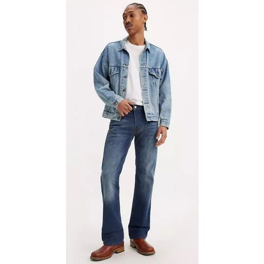 Levi's Men's 527 Slim Bootcut Jeans in Wave Allusions