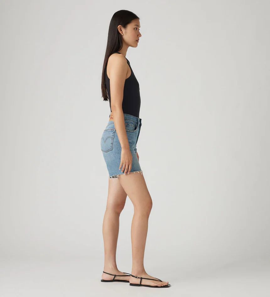 Levi's Women's 501 Original High-Rise Mid-Thigh Jean Shorts