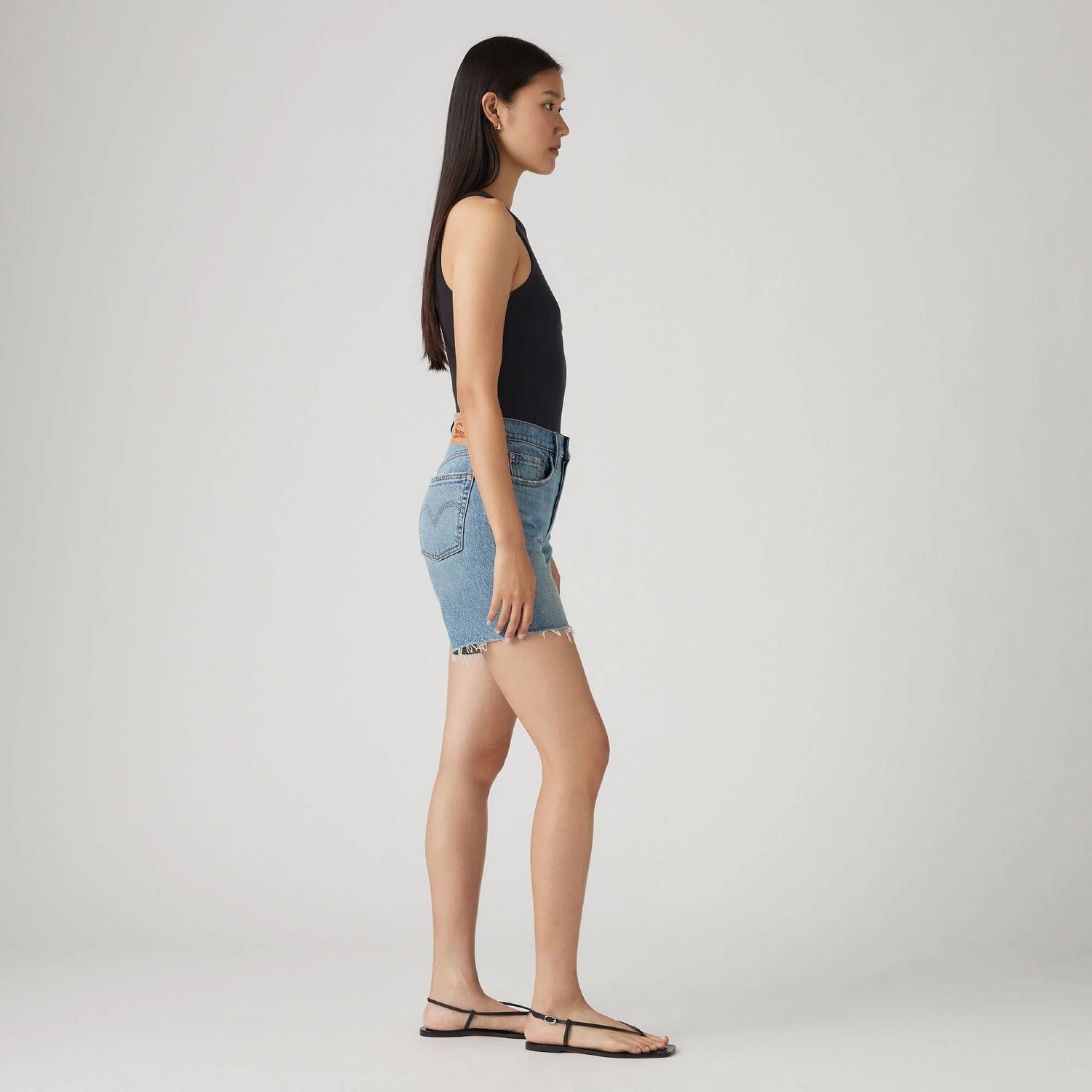 Levi's Women's 501 Original High-Rise Mid-Thigh Jean Shorts