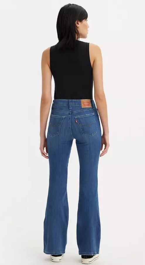 Levi's Women's 726 High Rise Flare Jeans in Take A Walk