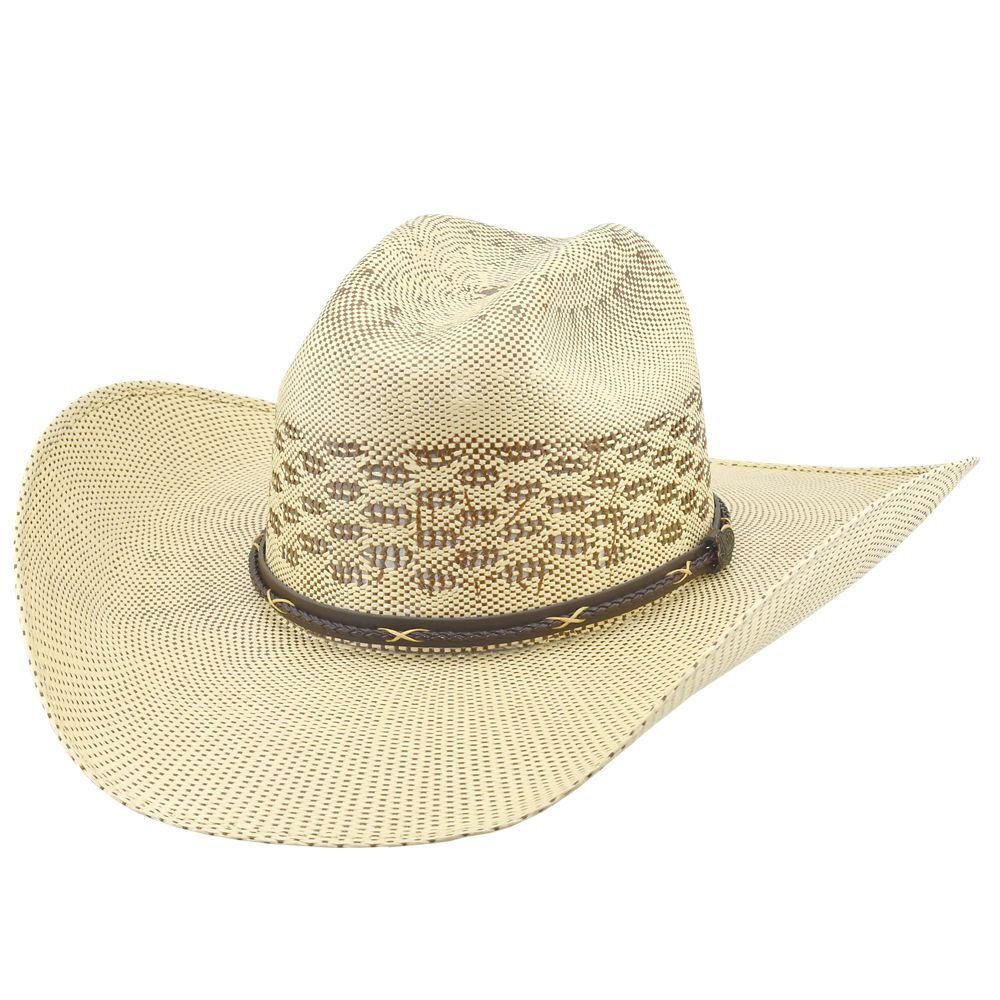Justin Men's Bent Rail Salt Creek Western Straw Hat