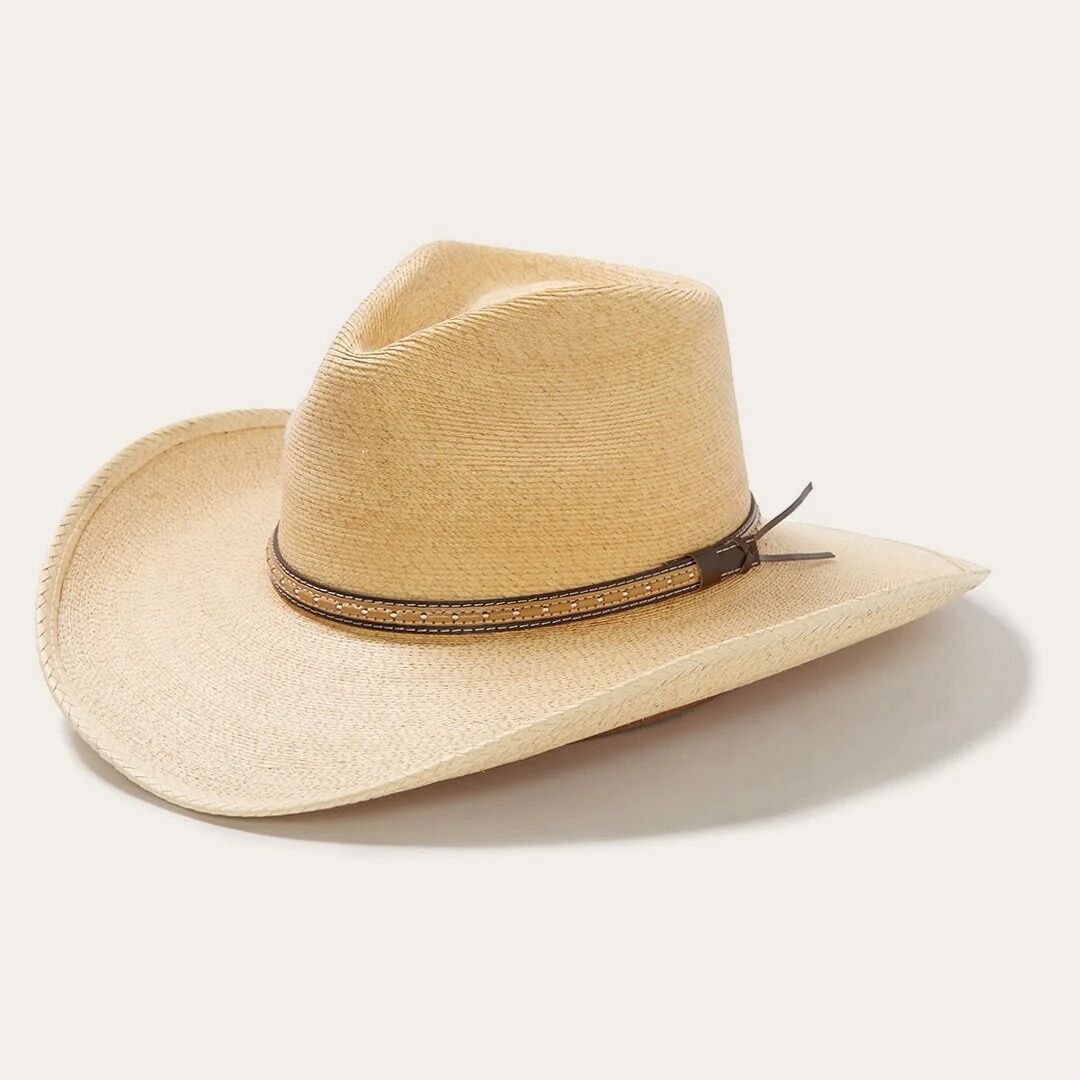 Stetson Men's Sawmill Palm Leaf Western Hat