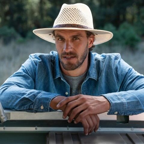 Stetson Men's Airway Panam Safari Hat in Natural