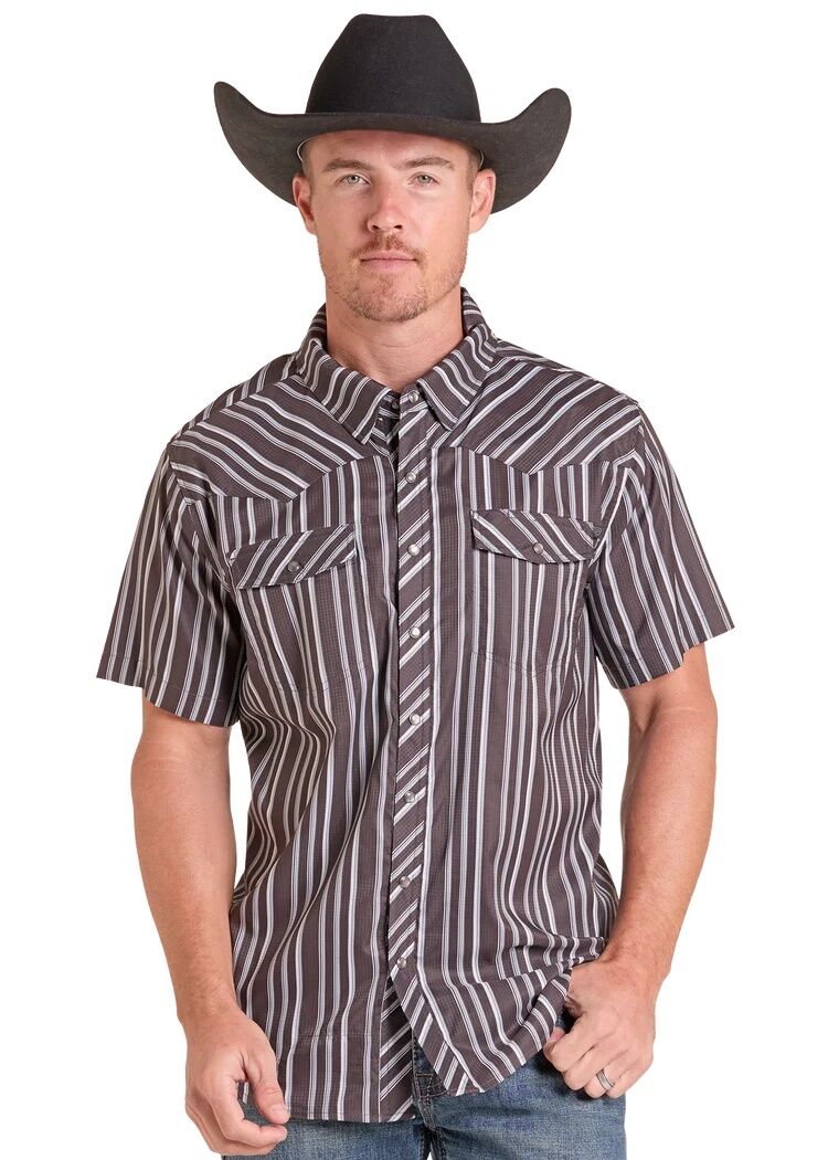 Rock & Roll Denim Men's TEK Western Short Sleeve Shirt