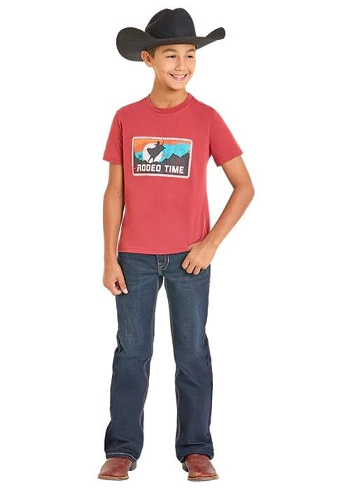 Rock & Roll Denim Boy's Rodeo Time T-Shirt
