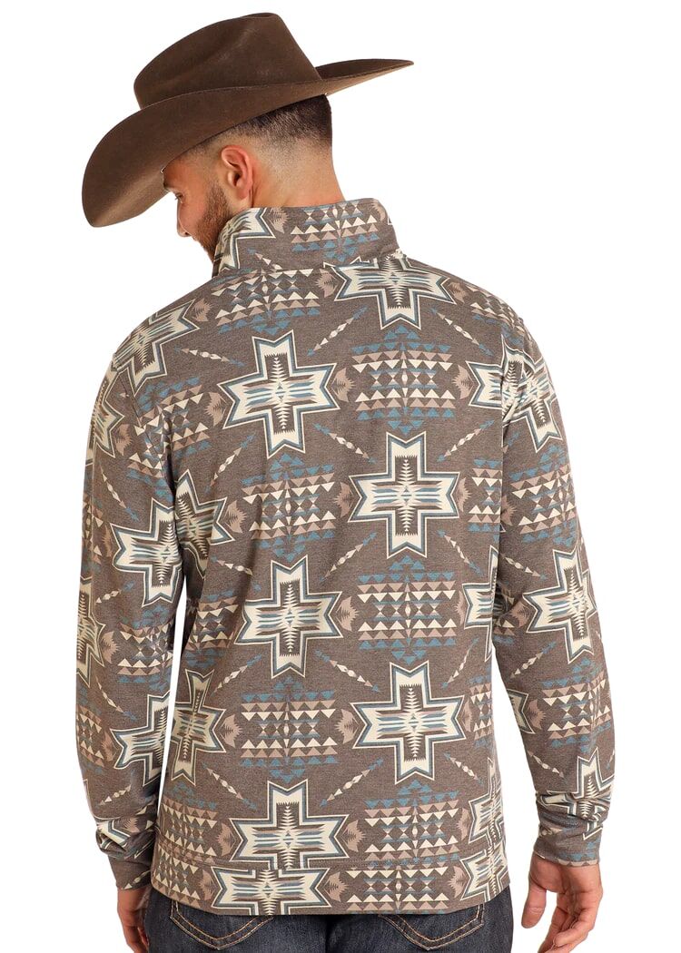 Rock & Roll Denim Men's Aztec Performance Pullover