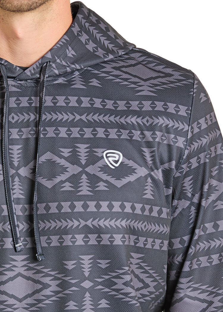 Rock & Roll Denim Men's Aztec Performance Hoodie