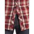 Rock & Roll Denim Men's Slim Fit Crinkle Wash Plaid Long Sleeve Snap Shirt