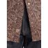 Rock & Roll Denim Men's Slim Fit Paisley Print Long Sleeve Snap Shirt in Brown
