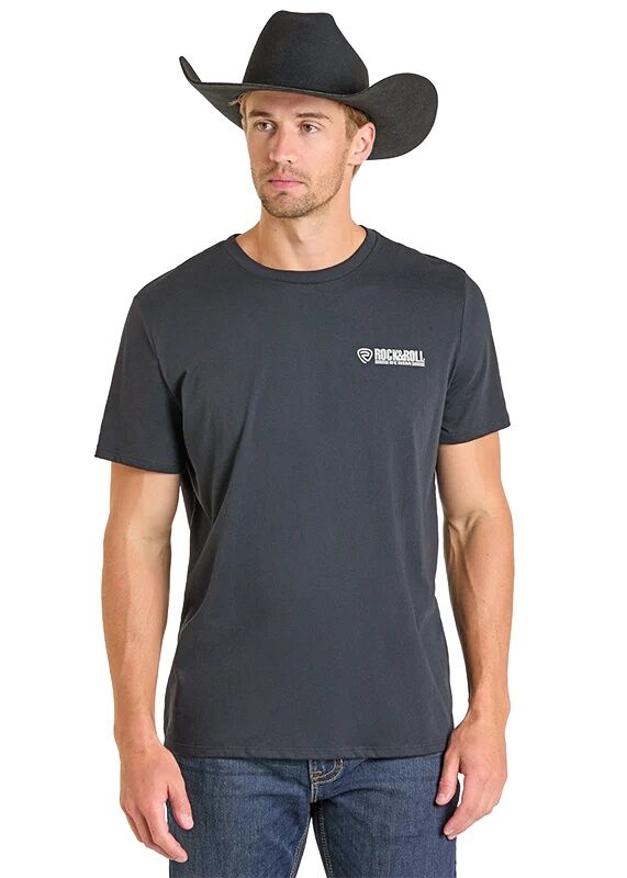 Rock & Roll Denim Men's Drinking Buddies Skull Graphic T-Shirt