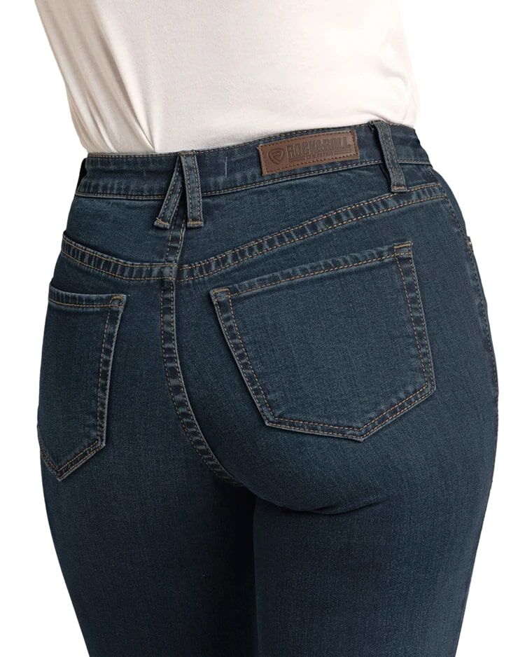 Rock & Roll Denim Women's High Rise Stretch Trousers