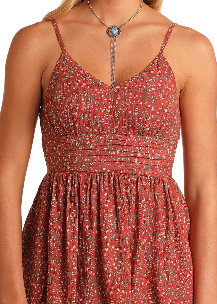 Rock & Roll Denim Women's Tiered Maxi Dress