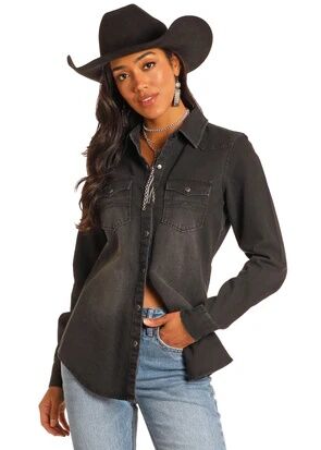 Rock & Roll Denim Women's Cowgirl Snap Front Shirt