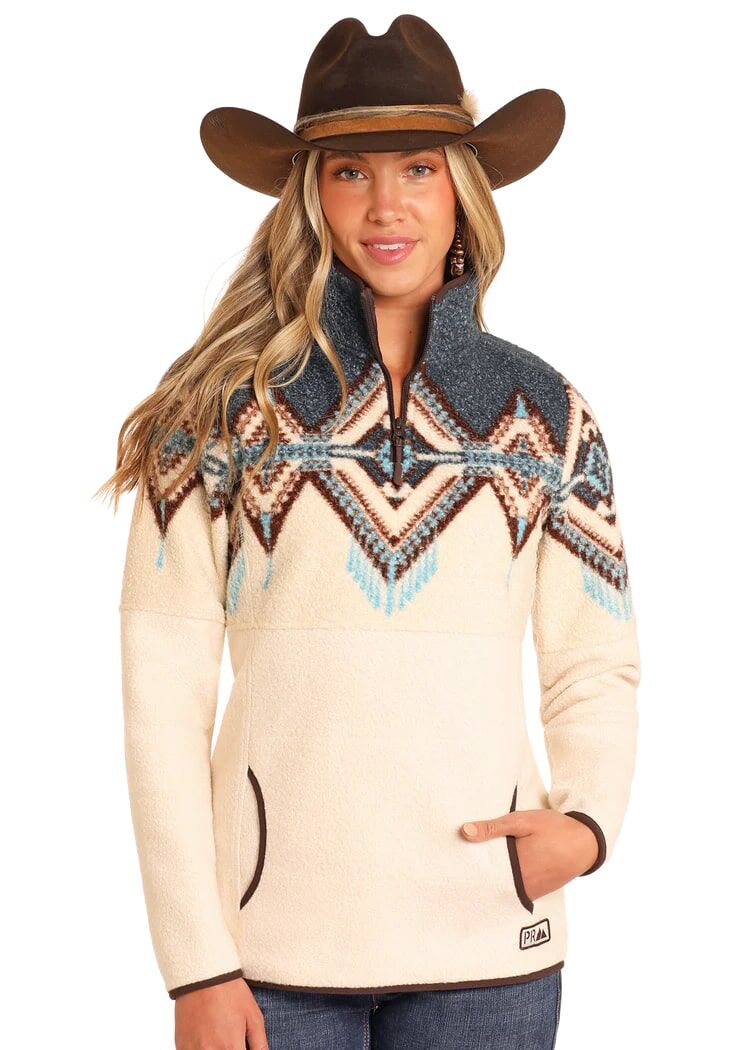 Panhandle Women's Border Berber Pullover