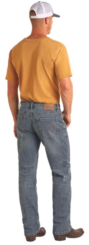 Rock & Roll Denim Men's Hooey Flat Logo Stackable Jean