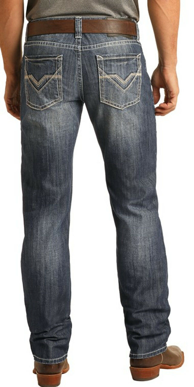 Rock & Roll Denim Men's Regular Fit Stackable Bootcut Jean