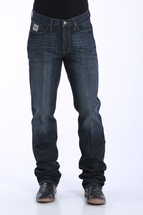 Cinch Men's Slim Fit Silver Label Jeans in Rinse