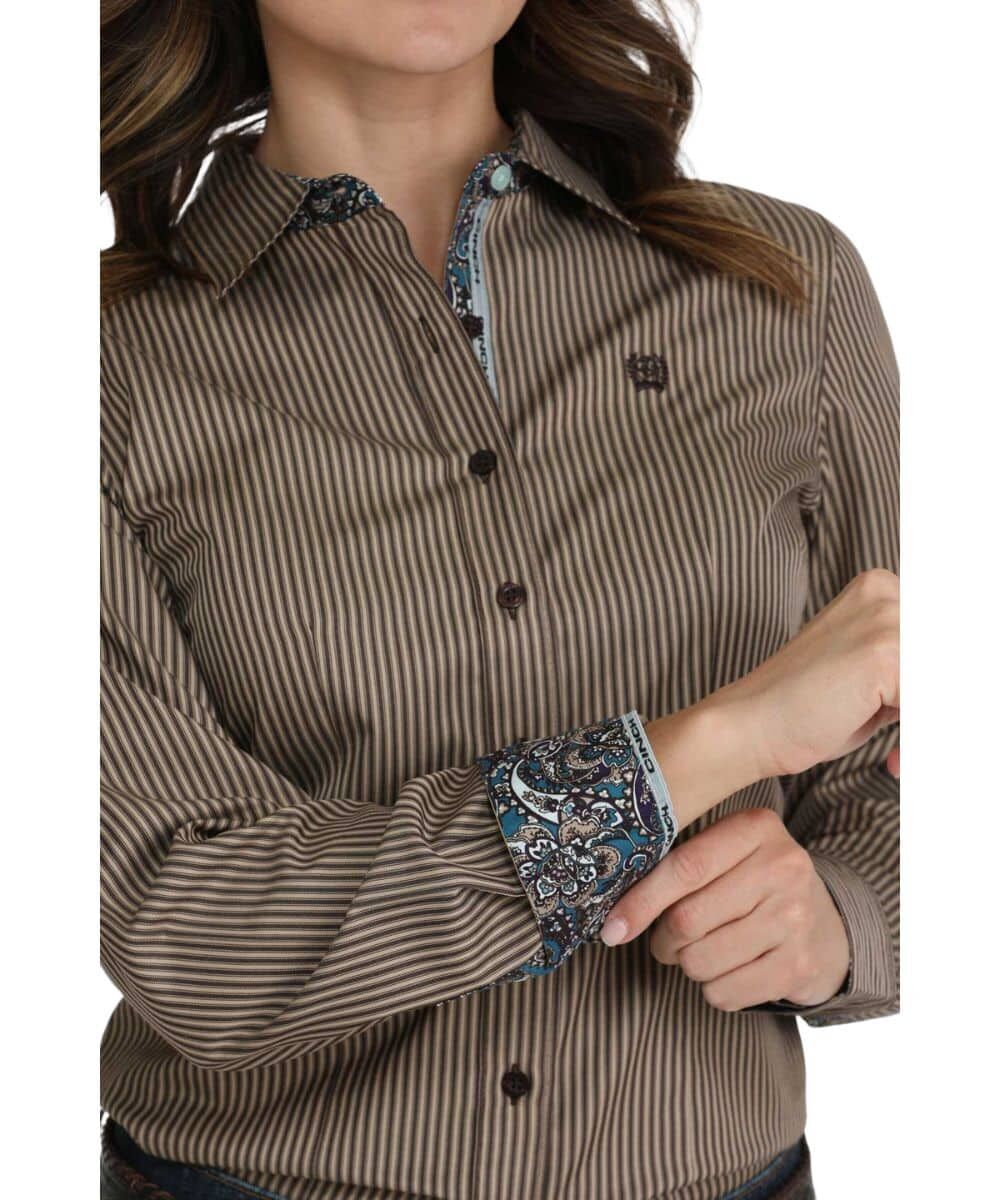 Cinch Women's Bottom Up Long Sleeve Shirt