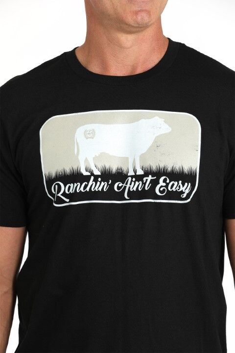 Cinch Men's Ranchin' Ain't Easy T-Shirt