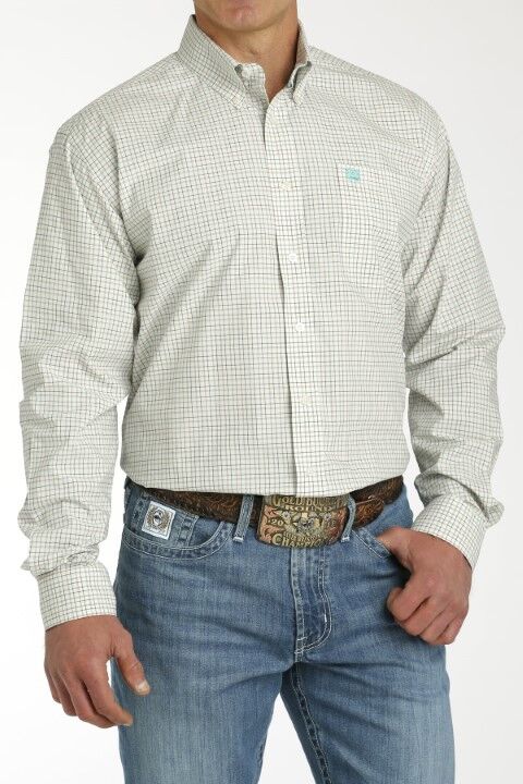 Cinch Men's Plaid Button Down Western Shirt