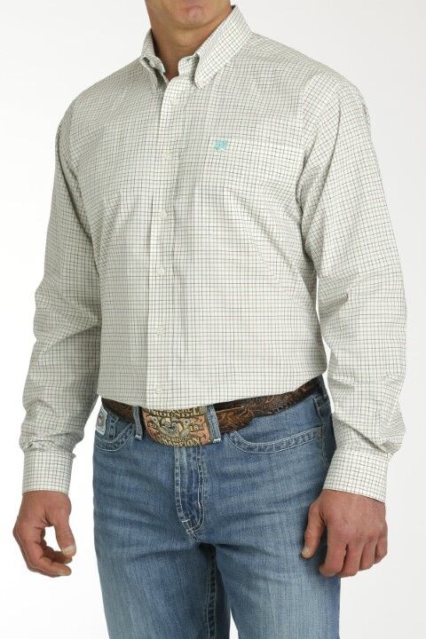 Cinch Men's Plaid Button Down Western Shirt