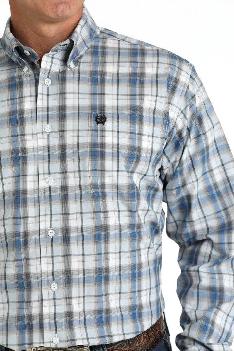 Cinch Men's Plaid Button Down Western Shirt
