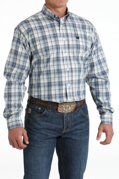 Cinch Men's Plaid Button Down Western Shirt