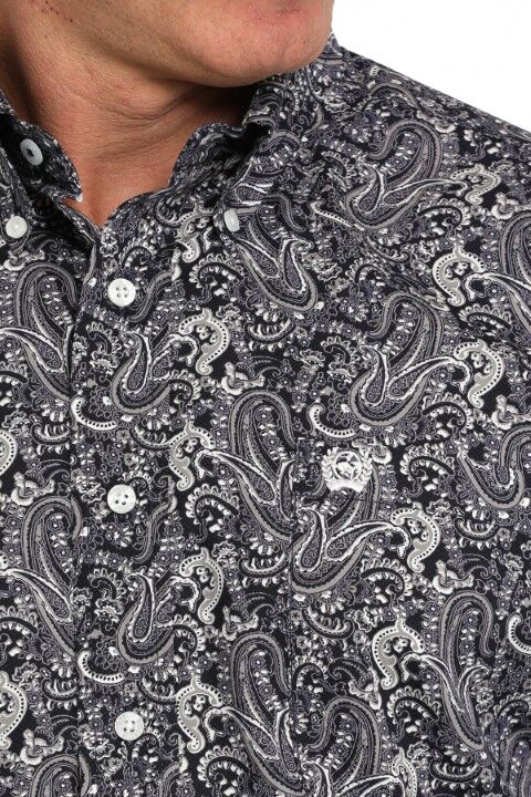 Cinch Men's Paisley Button Down Western Shirt