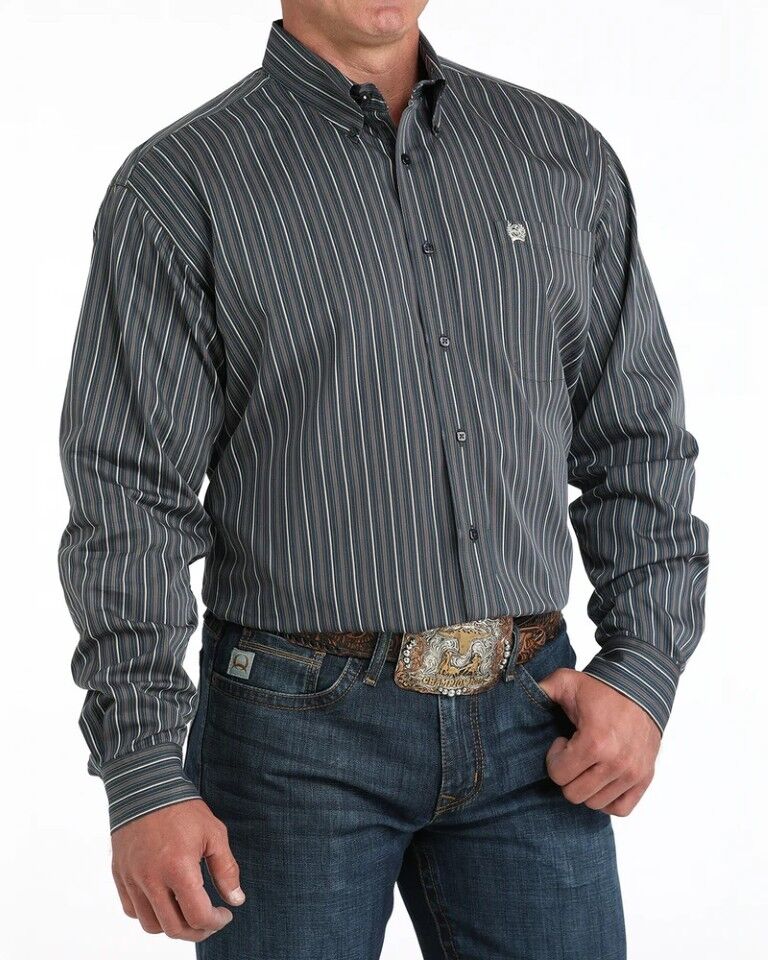 Cinch Men's Classic Fit Long Sleeve Button Down Western Shirt
