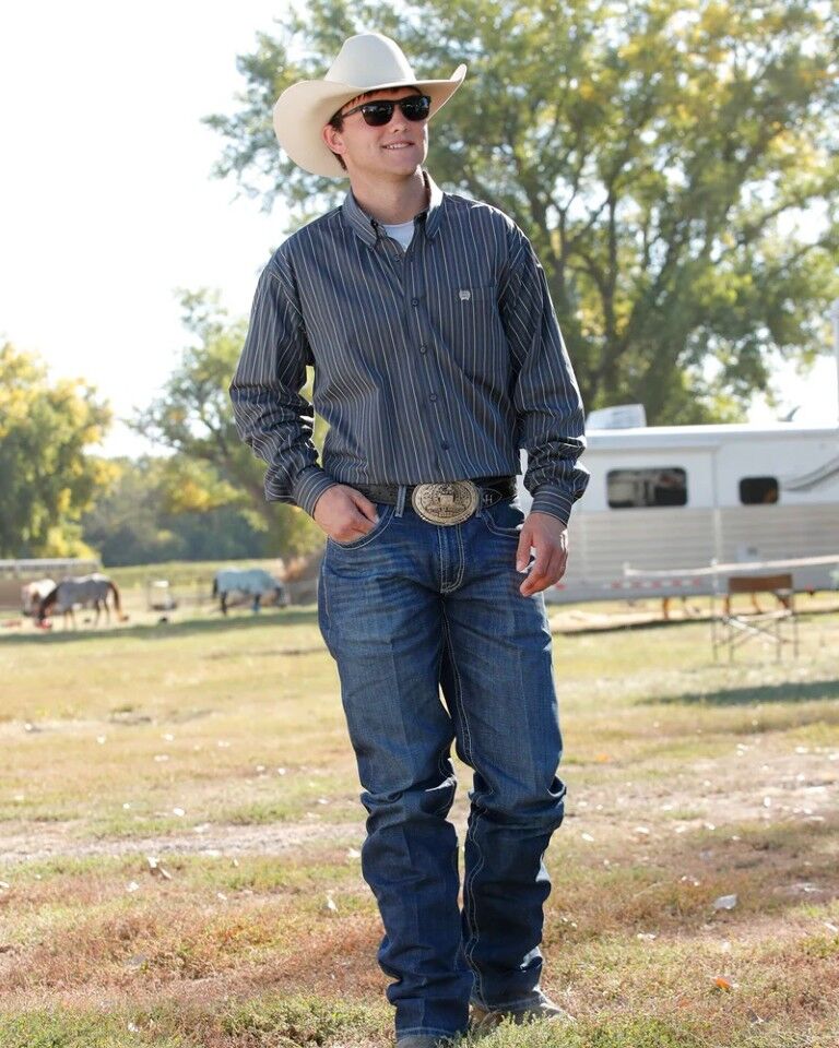 Cinch Men's Classic Fit Long Sleeve Button Down Western Shirt