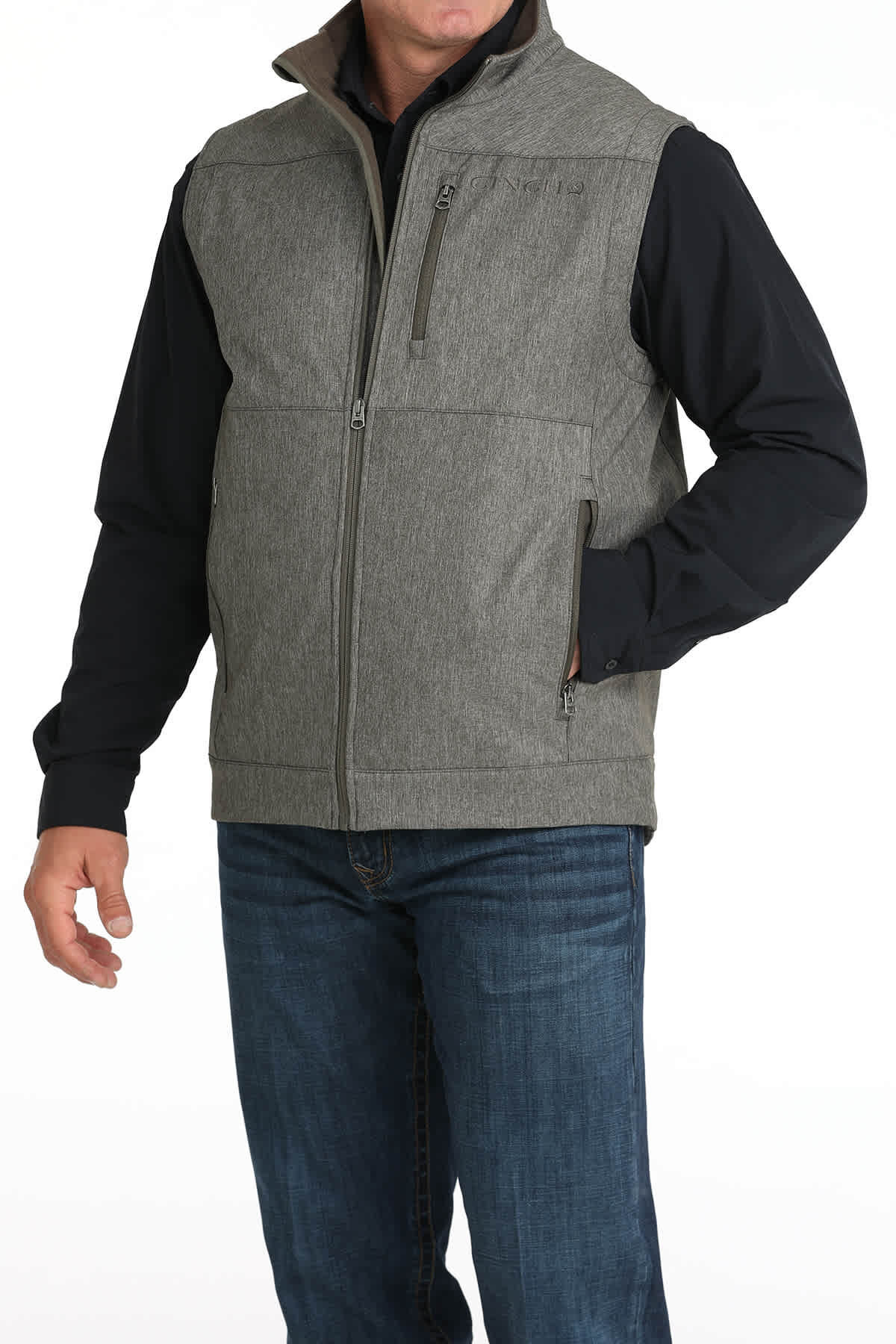 Cinch Men's Conceal Carry Softshell Vest