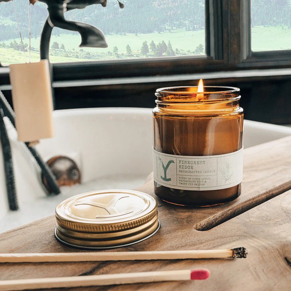 Tru Western Yellowstone Pinecrest Ridge Candle, 8-Oz
