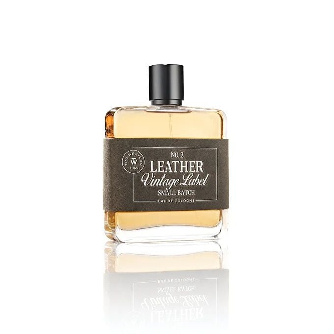 Tru Western No. 2 Leather Vintage Label Small Batch Cologne, 3.4 oz.