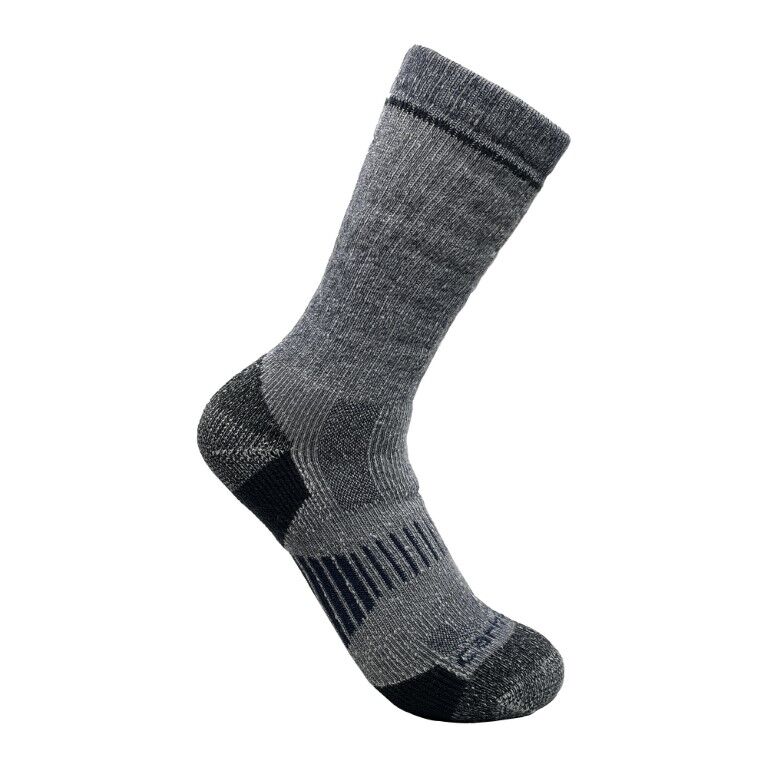 Carhartt Men's Midweight Synthetic-Wool Blend Boot Sock 2-Pk in Navy