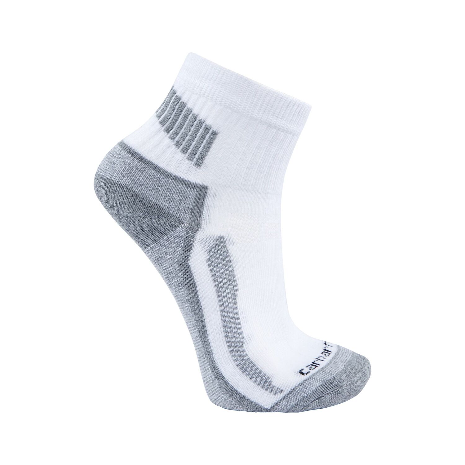 Carhartt Men's Carhartt Force Midweight Quarter Sock 3-Pk in White