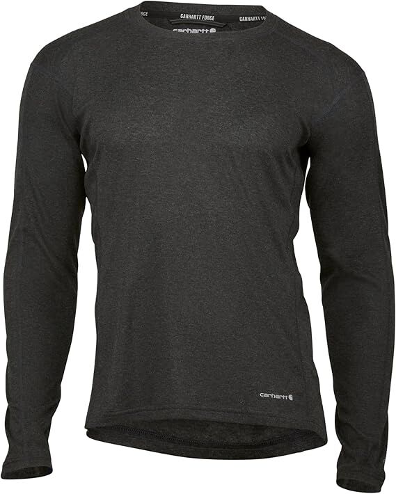 Carhartt Men's Force Midweight Stretch Base Layer Crewneck Shirt