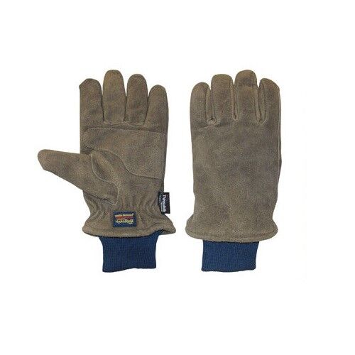 Wells Lamont Men's HydraHyde Insulated Elasticized Wrist Glove in Brown