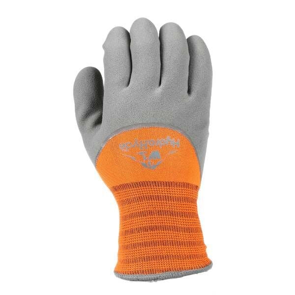 Wells Lamont Men's Hydrahyde Winter Lined Latex Gloves in Black