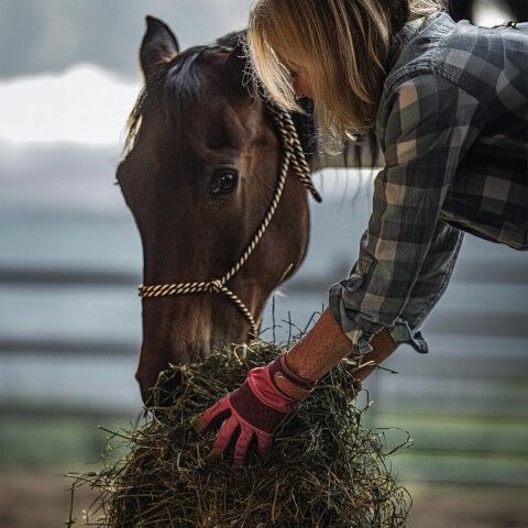 Wells Lamont Women's High Dexterity Breathable Work And Gardening Glove in Neo Rose