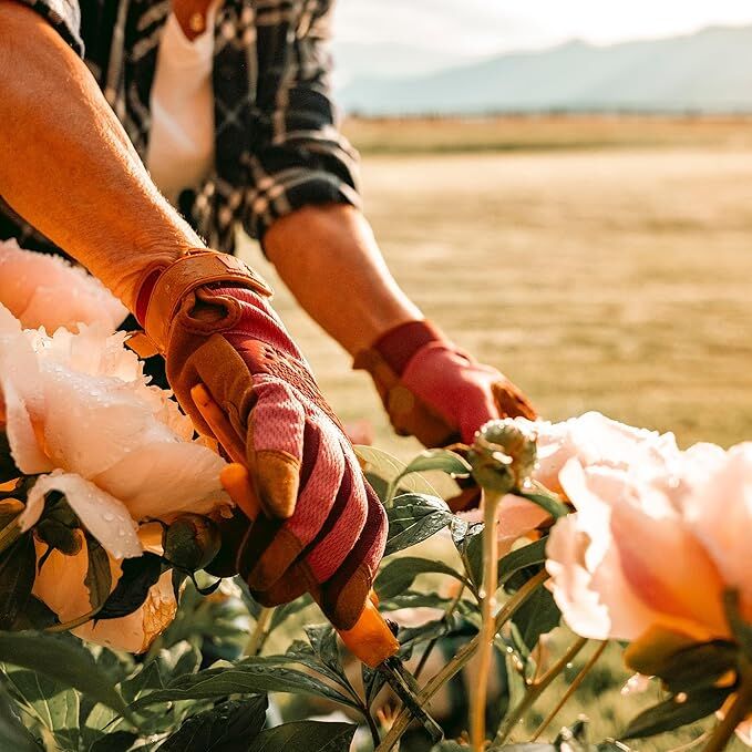 Wells Lamont Women's High Dexterity Breathable Work And Gardening Glove in Neo Rose