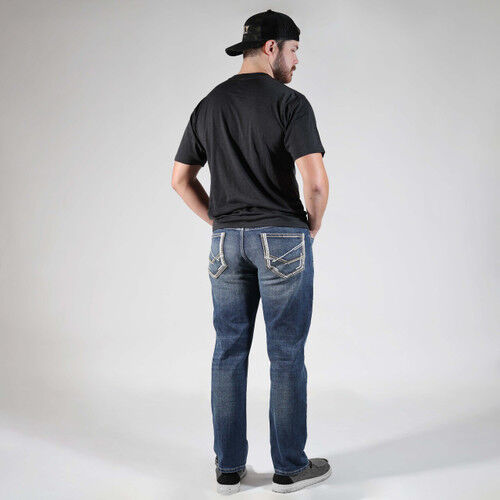 Key Men's Aristocrat Lakin Slim Fit Straight Leg Jeans