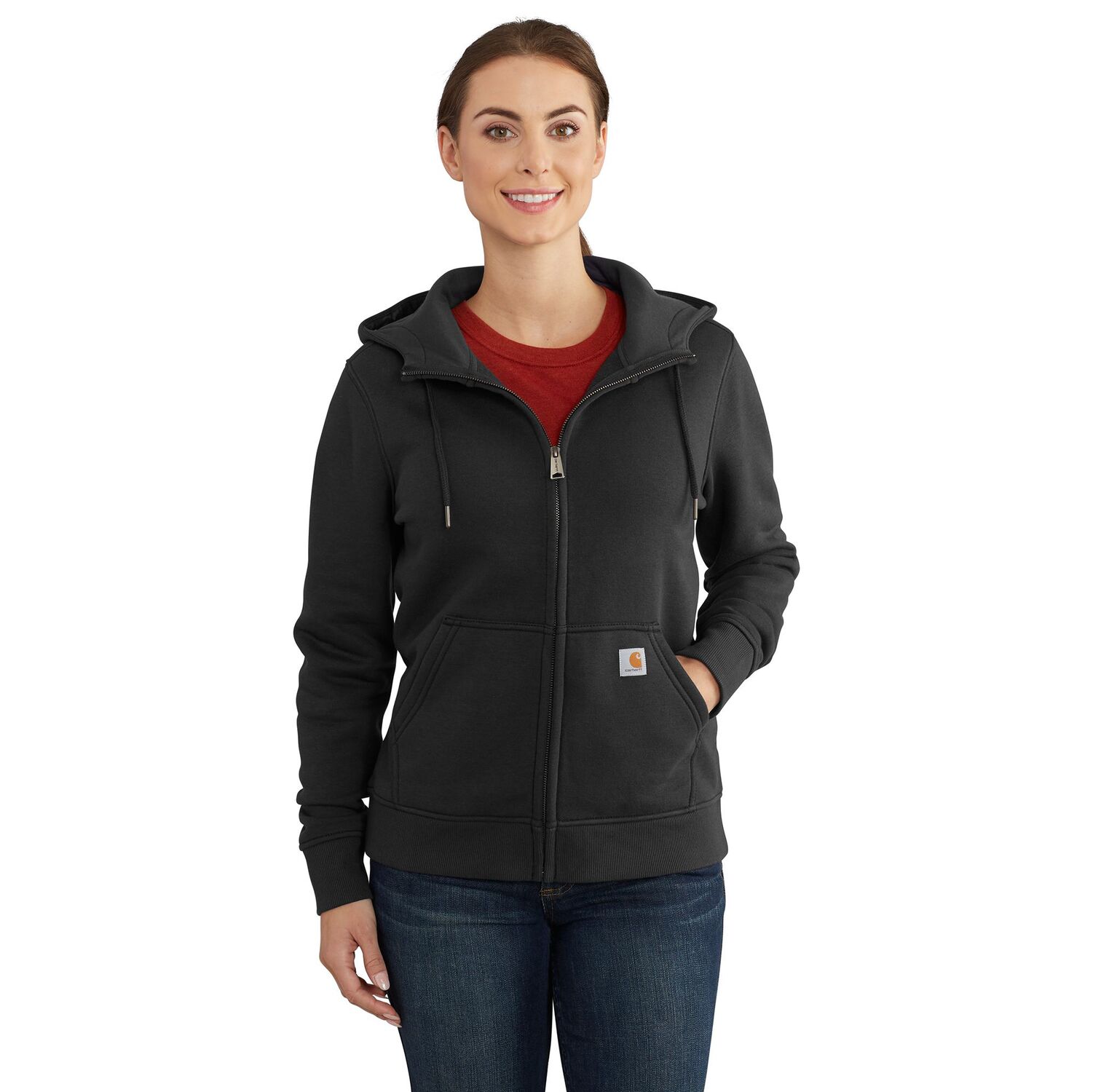Carhartt Women's Relaxed Fit Midweight Full Zip Sweatshirt