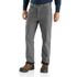 Carhartt Men's Rugged Flex Relaxed Fit Canvas Fleece Lined Utility Work Pant in Gravel